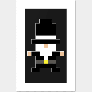 Rich Gnome in Pixel Posters and Art